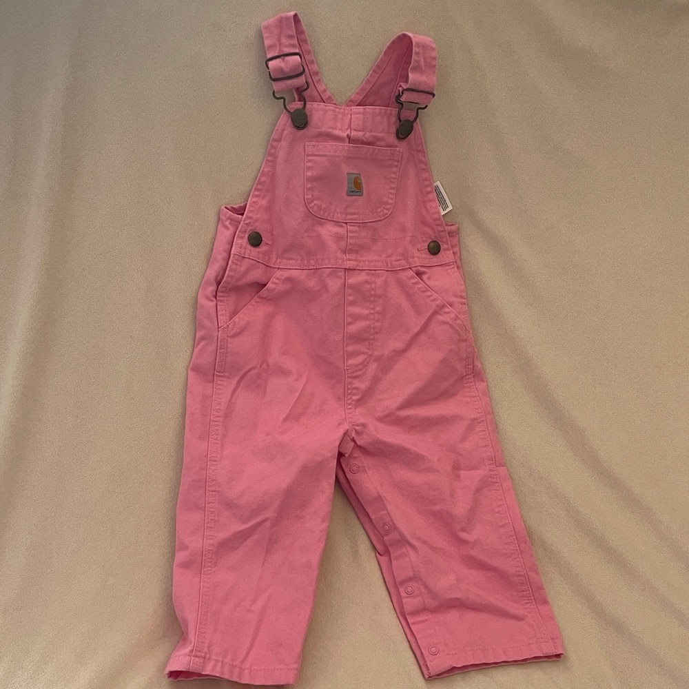 Carhartt Toddler Pink Overalls